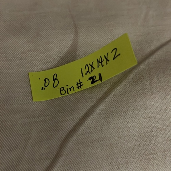 UNIQLO Womens Cotton Linen Blend Crème High Rise Pants Size Large - Picture 11 of 11